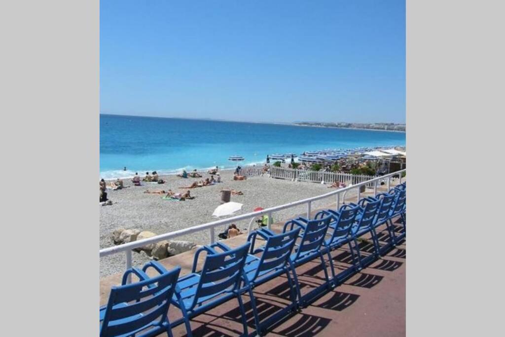 Studio Climatise, 50 M De La Prom, Wifi Nizza Exterior foto